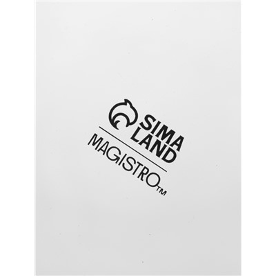 Кружка Magistro «Боттом», 450 мл, 9.5×8 см штабелируемая, боросиликатное стекло, прозрачная