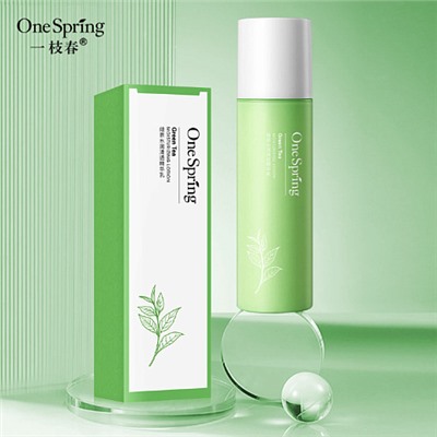 Уценка Увлажняющий лосьон для лица с зеленым чаем One Spring Green Tea Moisturizing Lotion 120мл
