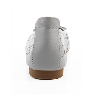 06-7388-66V GRAY Туфли летние женские "Лодочки" (натуральная кожа)