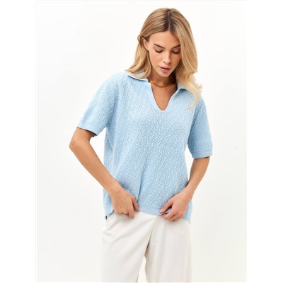 Поло BLANCHE, Голубой