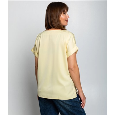 Блуза #ОКТ035001-1, жёлтый