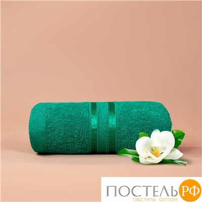 (1076) Полотенце 30х50 см Dome Harmonika Махра 440 г/м2, 1076 Изумрудный