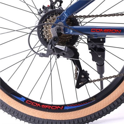 Велосипед 24" рама 13" 8sp COMIRON REBEL ригид сине-красный