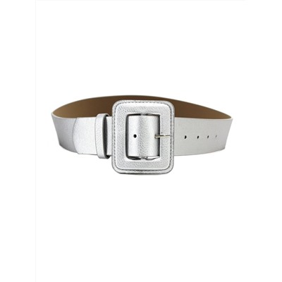 Женский ремень Ж50 Chrome KSL-A-9 обтяжка серебро Ж50046-0008