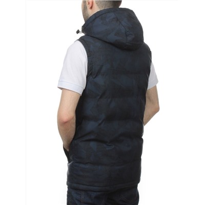 2121 DK. BLUE Жилет мужской (100 гр. синтепон)