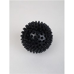 Мячик массажный Woohooo Spiny / 6,8см / черный уп 100/