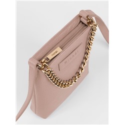 Женская кожаная сумка Richet 3258LG 785 Пудра