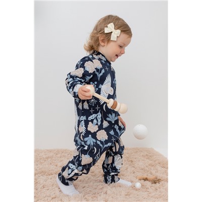 Комбинезон индиго, волшебные совы к419 Crockid