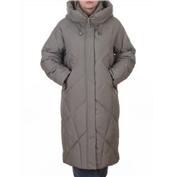 A620 OLIVE Пальто зимнее женское (200 гр. био-пух)