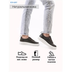 Кеды ED'ART 158.91505'w. black R