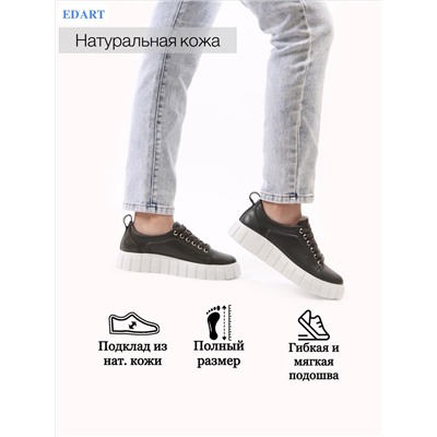 Кеды ED'ART 158.91505'w. black R