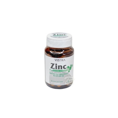Пищевая добавка Цинк с минералами от Vistra Zinc 15mg Natural Extract 45 капсул