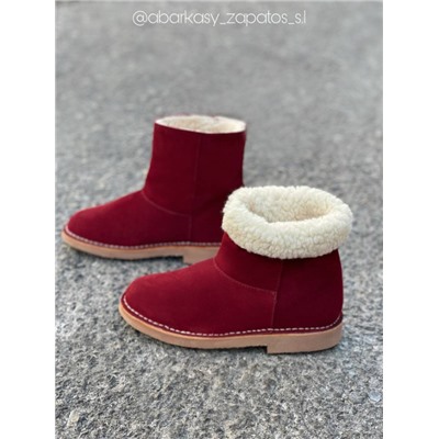 Ab.Zapatos UGY NEW R GRANATE+Pelle Doble (720) Burdeos