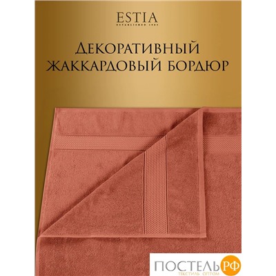 Estia МАРТОС коралл Полотенце 70х130, 100% хлопок, 450 г/м2