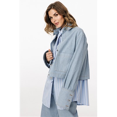 Блуза EOLA 3042.2 голубой