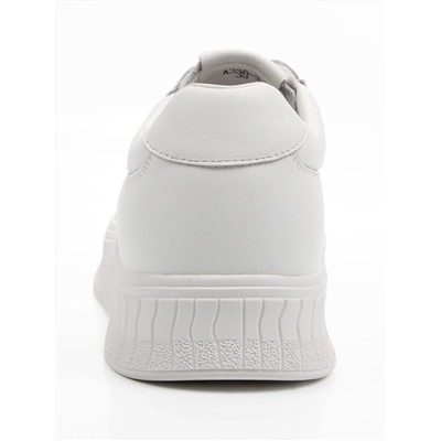 03-A338-3 WHITE Полуботинки спортивные женские (натуральная кожа)