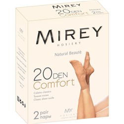 МИРЕЙ носки COMFORT 20 NEW (2 пары)