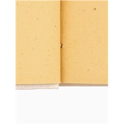 Блокнот в твёрдой обложке плетёный, 48 листов, 14×18×2 см, чёрно-белый