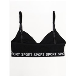 4026-02 Топ для девочки черный (BAYKAR)