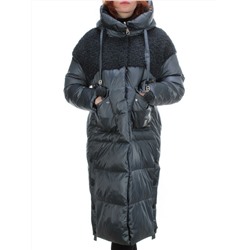 Y21636 DK. GRAY Пальто женское зимнее MEIYEE (200 гр. холлофайбера)