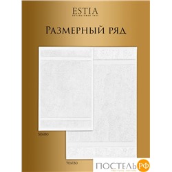 Estia МАРТОС бел Полотенце 70х130, 100% хлопок, 450 г/м2 R