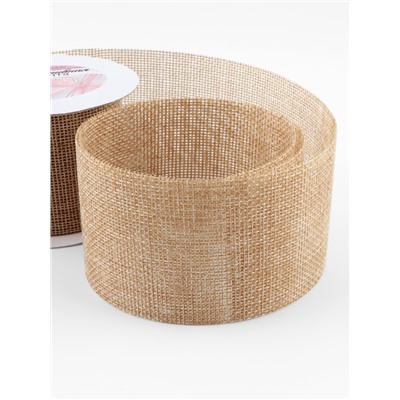 Лента текстильная «Классика», 60 мм, 4.5 ± 0.5 м, цвет бежевый