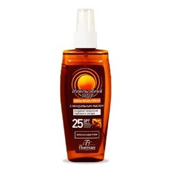Флоресан СОЛНЦЕЗАЩИТНЫЕ СРЕДСТВА SUNRISE  Масло водостойкое "Интенсивный загар" SPF 25, 75мл (Ф-119)
