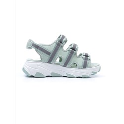 08-PED92-2 GREEN Босоножки (натуральная кожа, стелька натуральная кожа)