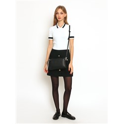 Женская кожаная сумка Richet 3176LN 376 Черный