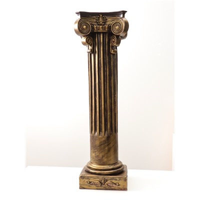 Колонна декоративная, 120 см, полистоун под бронзу