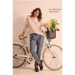 NiV NiV fashion 962 светло-бежевый, Свитшот