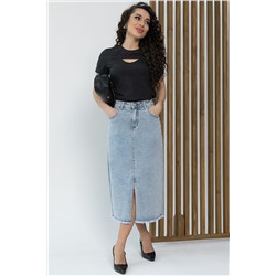 Юбка Самара (серо-голубая) Ю13576-4М