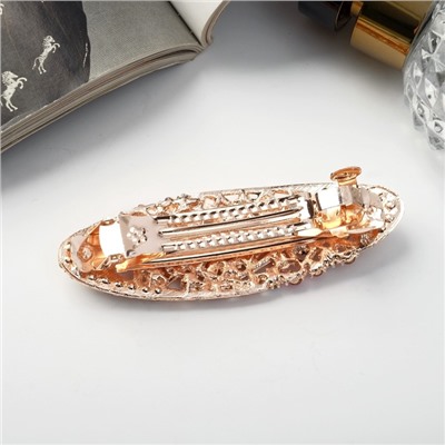 Заколка - автомат для волос QF «Престиж», переплёт, 9 см