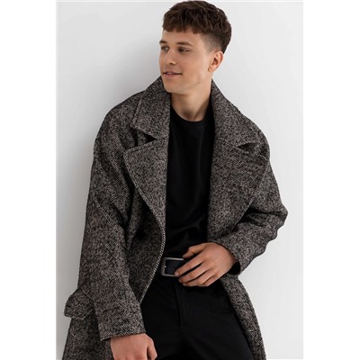 Пальто мужское черный