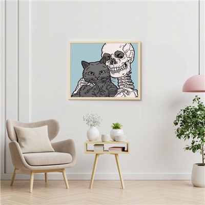 УЦЕНКА Картина по номерам 40*50 "Дружба" 7 цветов