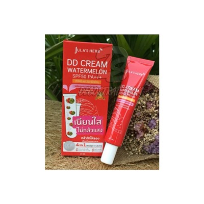 DD  крем с экстрактом арбуза и защитой от солнца SPF 50 PA+++ от Jula'S Herb, DD Cream Watermelon SPF 50 PA+++, 40 мл