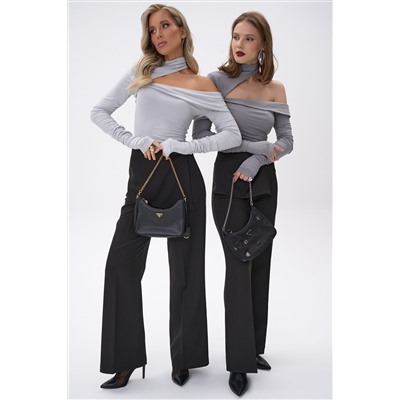 Лонгслив Крис (тёмно-серый)