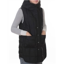 25-923 BLACK Жилет утепленный женский (утиный пух)