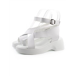 08-XT148-010 WHITE Босоножки женские (натуральная кожа)