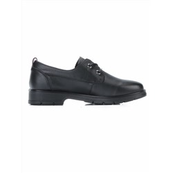 03-5077 BLACK Полуботинки женские (натуральная кожа)