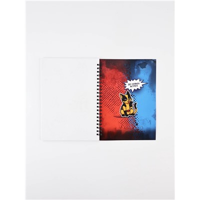 Смэшбук со стикерами А5, 30 листов «Супер коты»