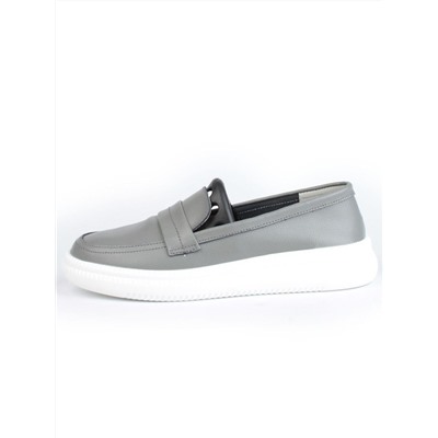03-ZL-8501 DK. GRAY Полуботинки женские (натуральная кожа)