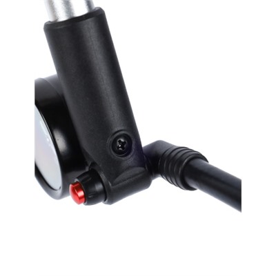 Велонасос для MTB вилок COMIRON PLUG, алюминиевый цилиндр, пластиковая ручка, Presta-Schrader, 20,7 бар (300 Psi). /уп 30