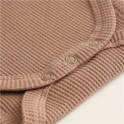 Набор боди 2 шт. SL HOME, рост 86-92 см, бежевый, кофейный