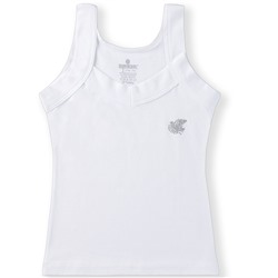 4295-01 Майка для девочек белая (BAYKAR)