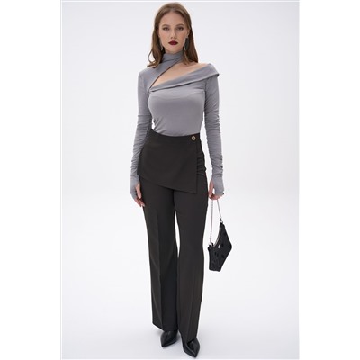 Лонгслив Крис (тёмно-серый)