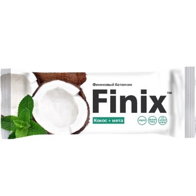 Финиковый батончик "Finix" кокос+мята