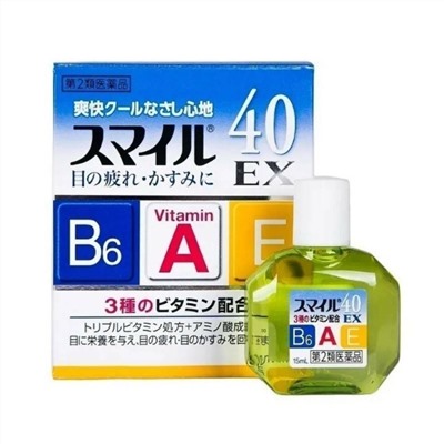 LION SMILE Ex40 COOL КАПЛИ ДЛЯ ГЛАЗ (15мл)
