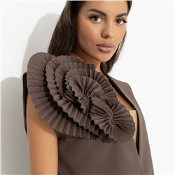 Жилет свободного кроя, Жду продолжения (brown)