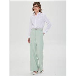 Блузка белая с потайной застёжкой